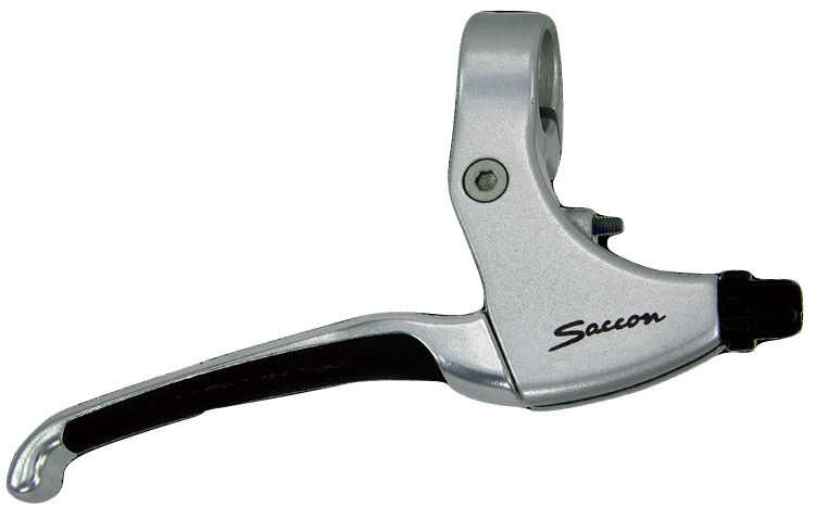Saccon Bremshebel Set r-brake alu silber schwarz l64a64r3p04