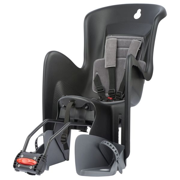 Polisport Kindersitz hinter Bilby Maxi Rs Frame Bestätigung schwarz