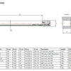 Srsuntour Suntour Staigh Achse Q-Loc 15 110 mm Boost 15QLC32-110 CR-Mo FKA100-25