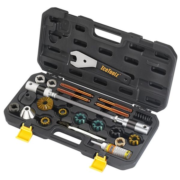 Satz zum Reiben, Gewindeschneiden und Fräsen IceToolz Xpert E185