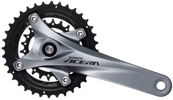 Kurbelgarnitur Acera FC-M3000 22-36T 175 mm silber schwarz