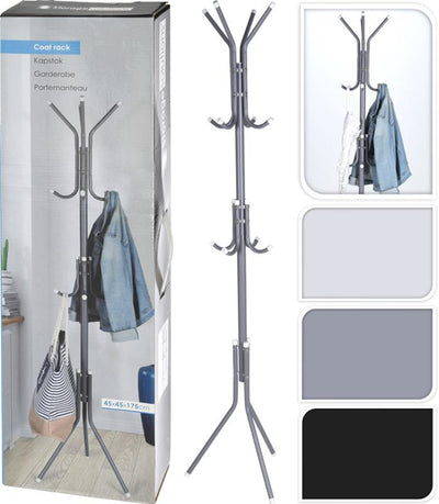 Aufbewahrungslösungen, Garderobenständer aus Metall, Höhe 170 cm, stehend