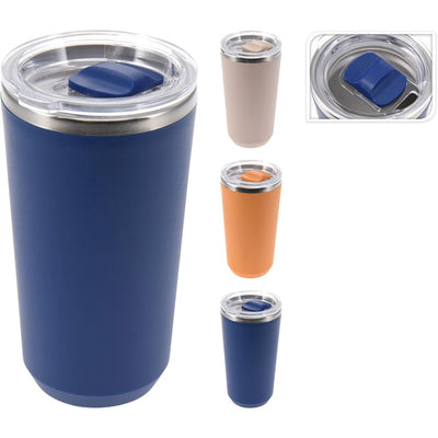 Trinkbecher -Auto -Fahrt Becher Edelstahl 420 ml 3 Assorti