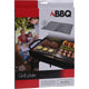 BBQ-Grillplatte 2-teilig aus Edelstahl 46x30cm