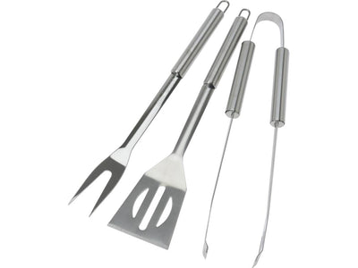 Grillbesteckset 3-teilig aus Edelstahl