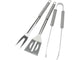 Grillbesteckset 3-teilig aus Edelstahl