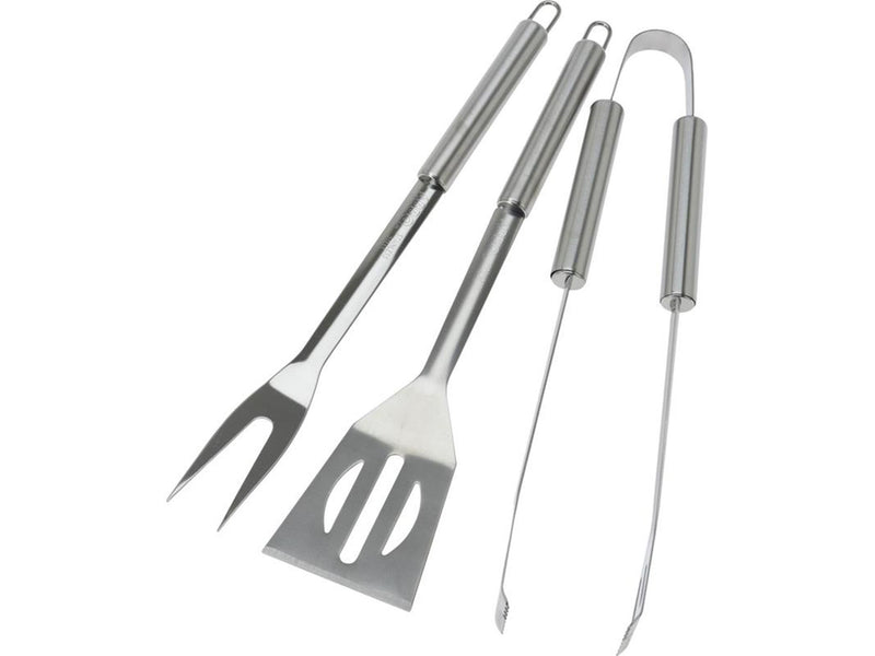 Grillbesteckset 3-teilig aus Edelstahl