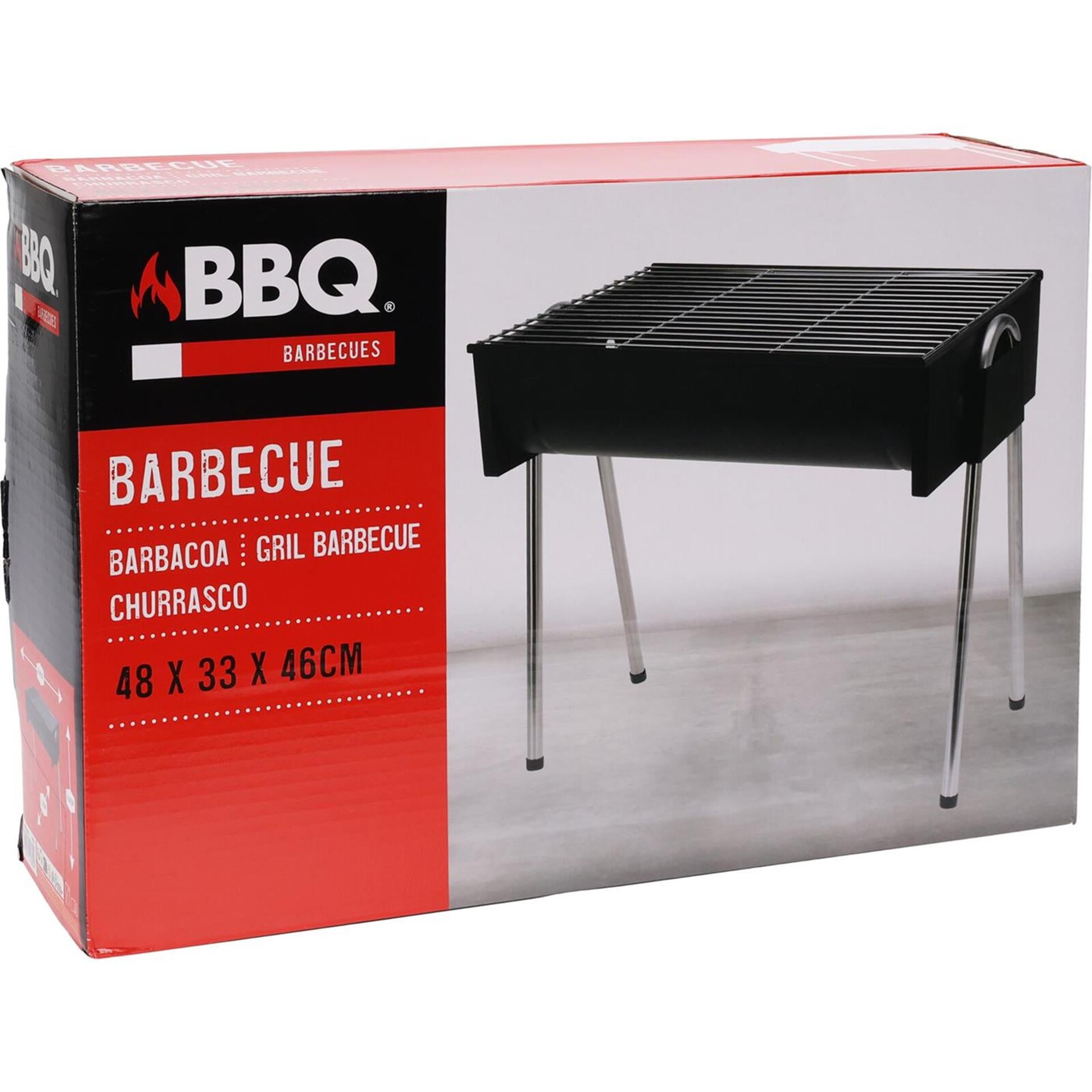 Grill einfach zu montieren, 48 x 33 x 46 cm