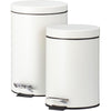 Treteimer-Set à 2 Stück 3l-12l cremefarben