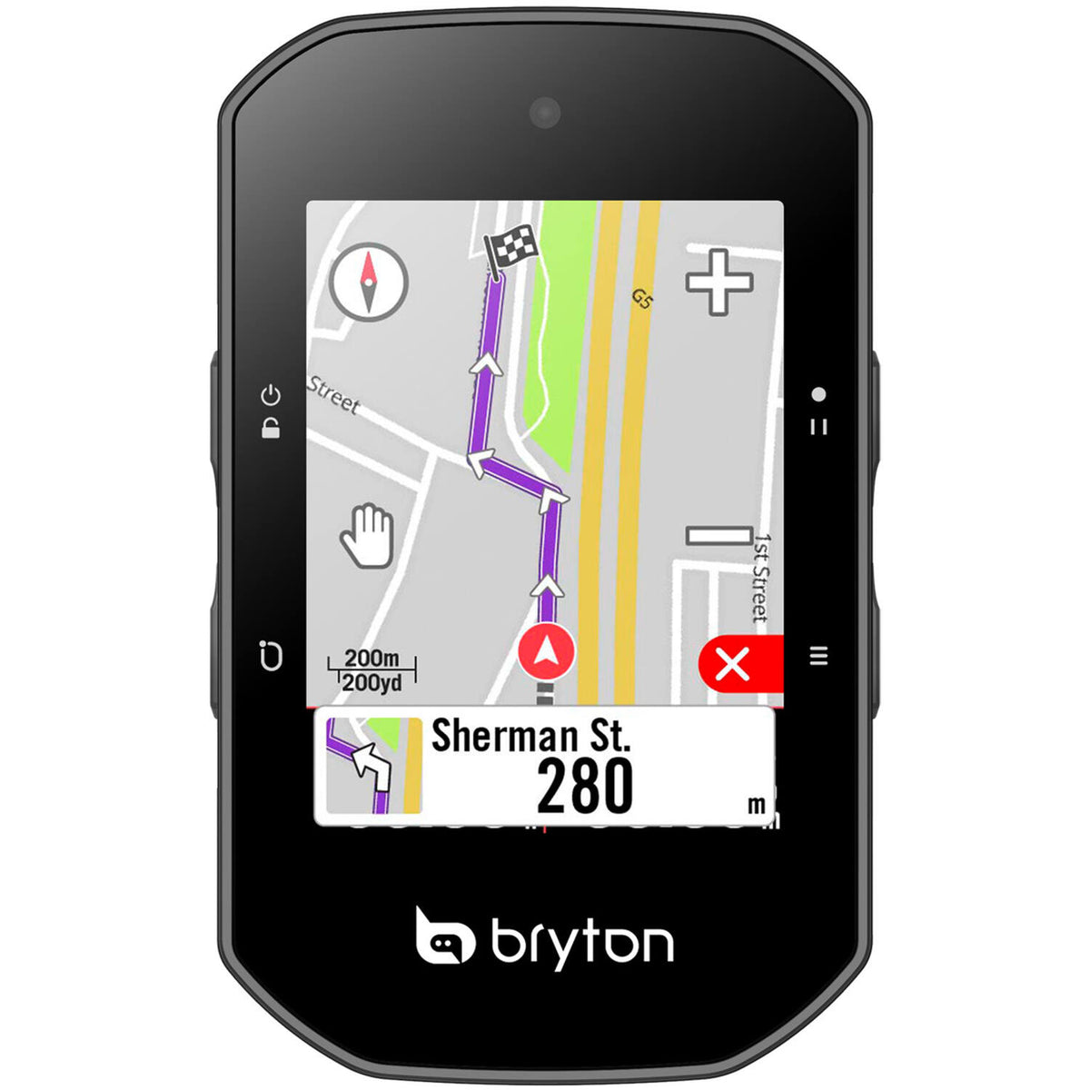 Bryton - Fahrer S500 GPS -Fahrrad Computer einschließlich Herzfrequenzgürtel und Cadans Sensor Ant+ Bluetooth