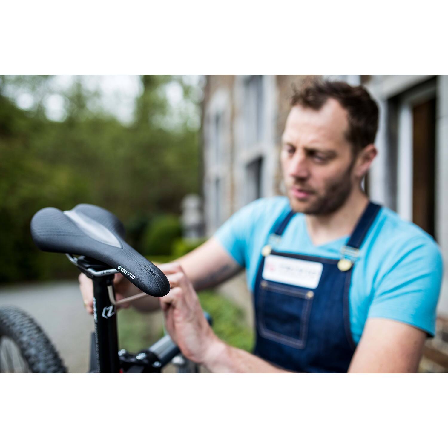 Trivio - Monk Fahrradsattel schwarz