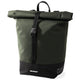 Urbanfester städtischer Proof Eins Rolltop -Tasche 20L Green Recycling