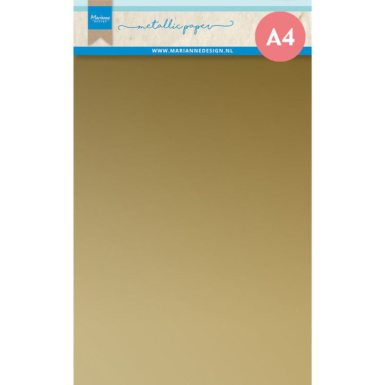 Marianne Design • Dekorationen Metallic-Papier A4 Gold