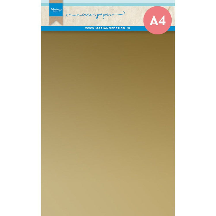 Marianne Design • Dekorationen Spiegelpapier A4 Gold