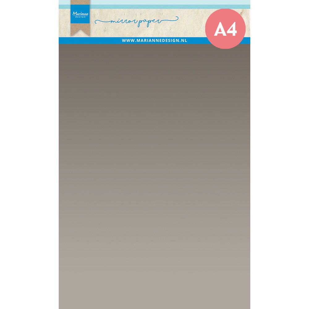 Marianne Design • Dekorationen Spiegelpapier A4 Silber