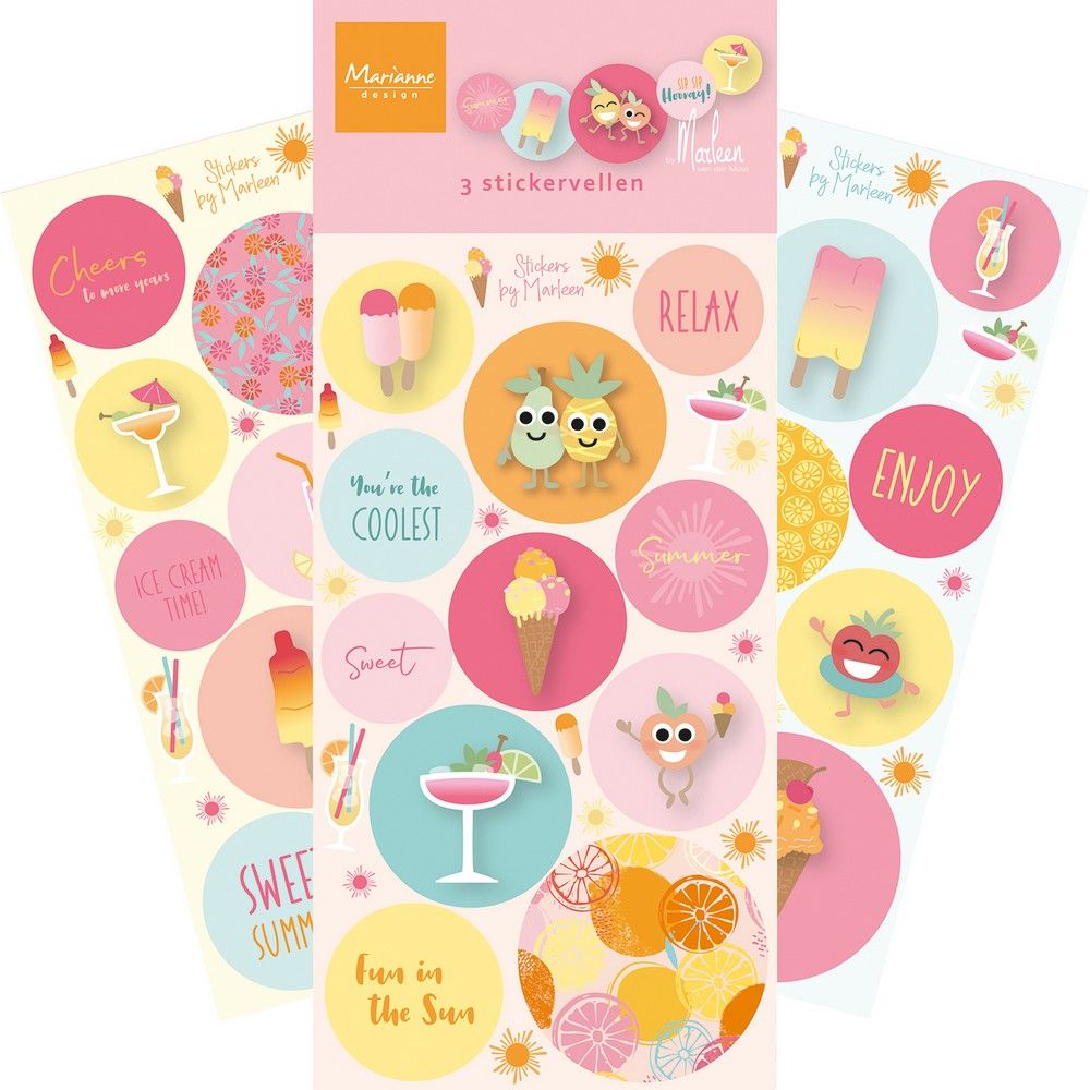 Marianne Design • Aufkleber frische Limonade von Marleen