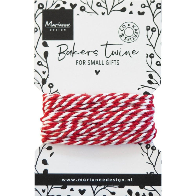 Marianne Design • Bäckergarn rot weiß