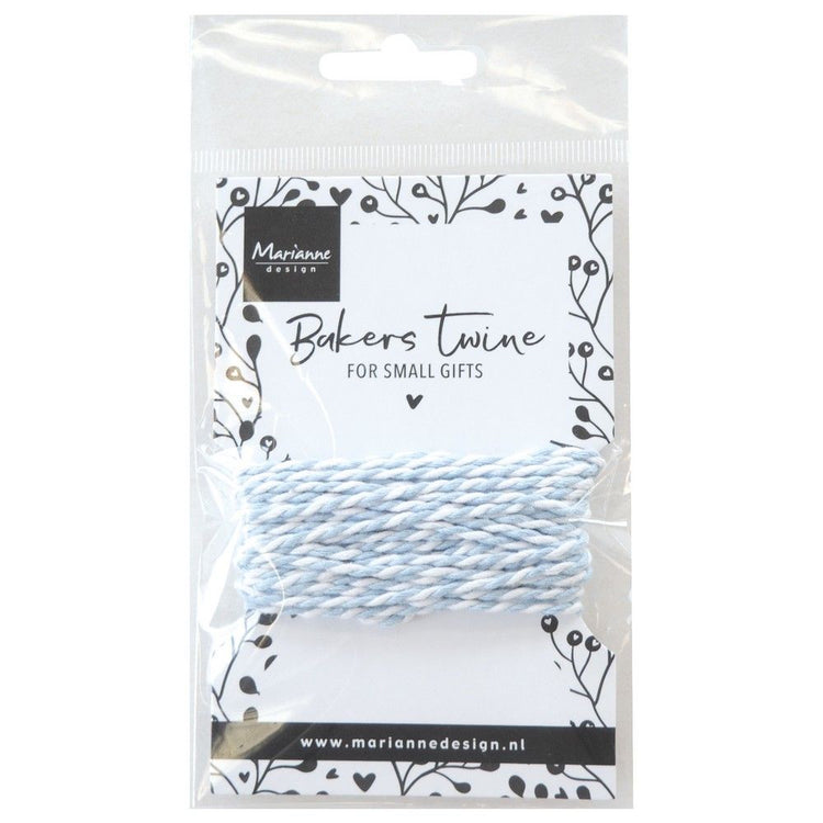 Marianne Design • Bäckergarn hellblau weiß