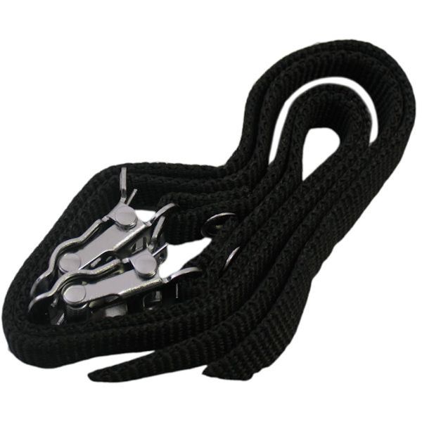 Kante zu Clips -Gurten Pedalgurte Nylon schwarz