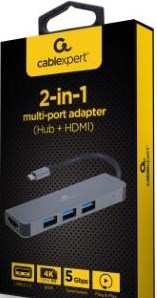 Cableexpert USB-C 2-in-1 Multi-Adapter USB-C Dock 2-Wege – 9530502