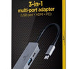 Cableexpert USB-C 3-in-1 Multi-Adapter USB-C Dock 3-Wege – 9530503