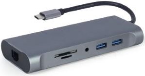 Cableexpert USB-C 7-in-1 Multi-Adapter USB-C Dock 7-fach – 9530507