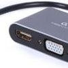 Cableexpert USB-C auf HDMI + VGA-Adapterkabel 15 cm – 9530408