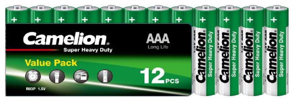 Kamelion AAA Zink-Carbon-Batterien pro 12