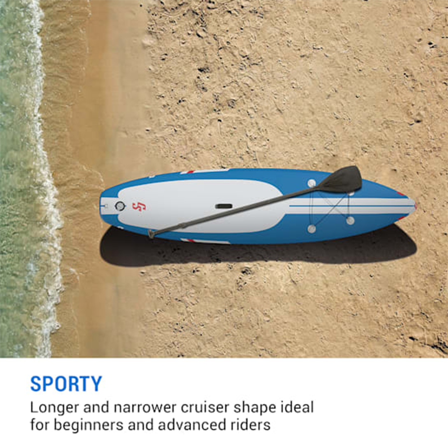 Abi Capital Sports Sup Board Lanikai Cruiser 10'8 blaue Streifen
