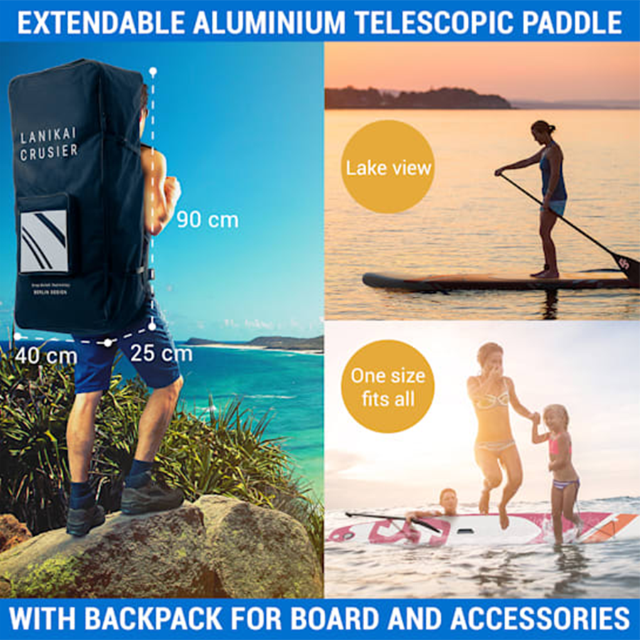 Abi Capital Sports Sup Board Lanikai Cruiser 10'8 blaue Streifen