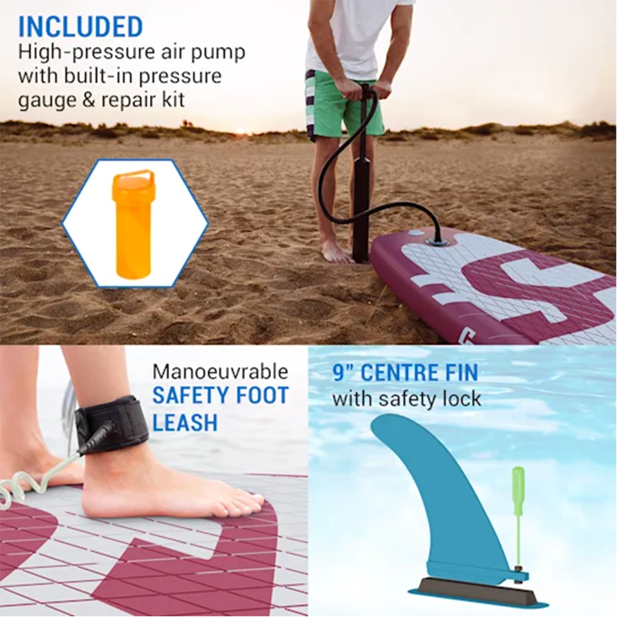Abi Capital Sports Sup Board Lanikai Cruiser 10'8 blaue Streifen