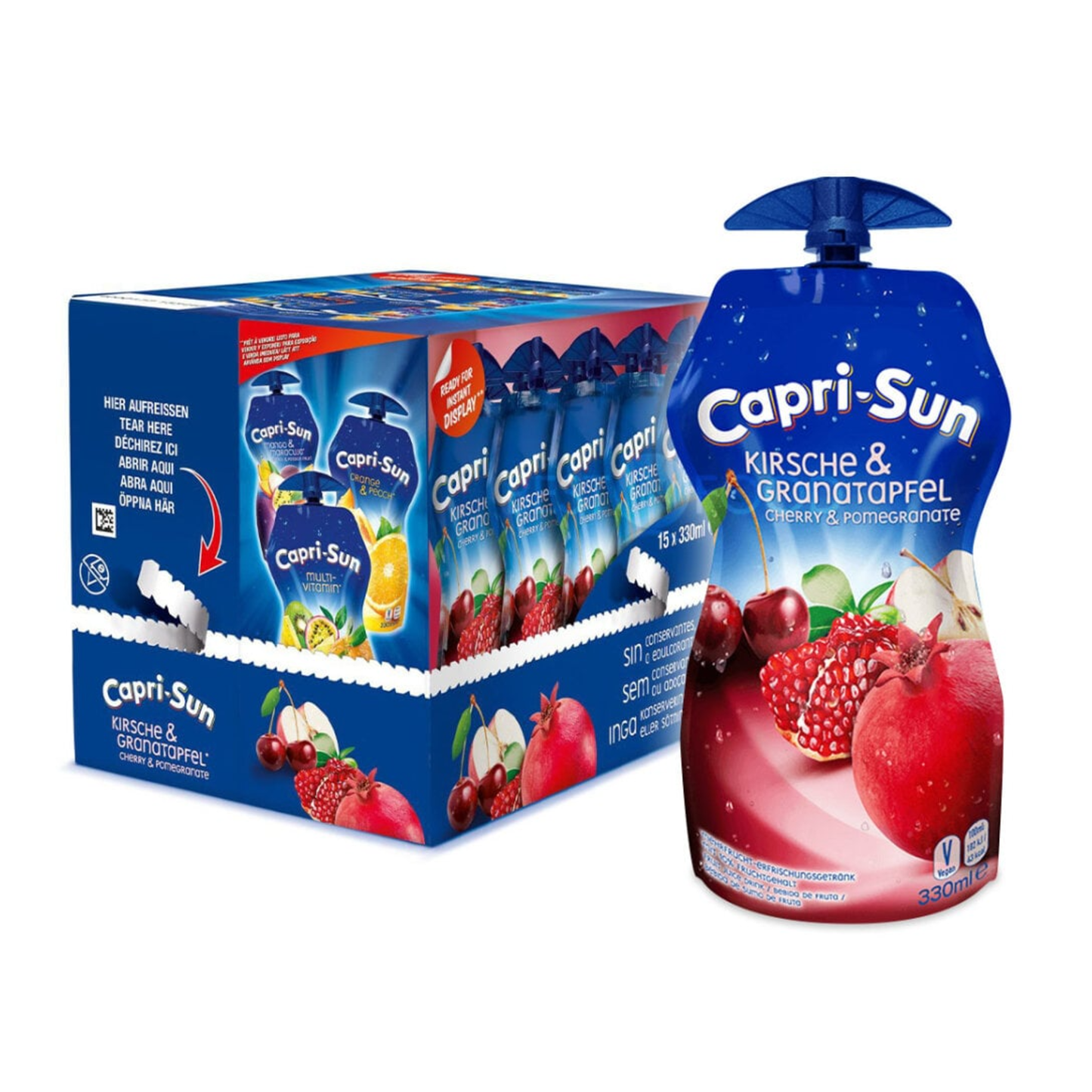 Capri-Sonnenkirsche Granatapfel (15x 33cl)