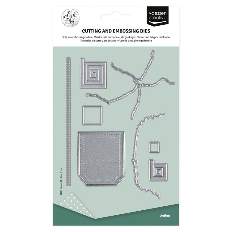 Vaessen creative • Stanz- und Prägeschablonen Aktion 8-tlg.