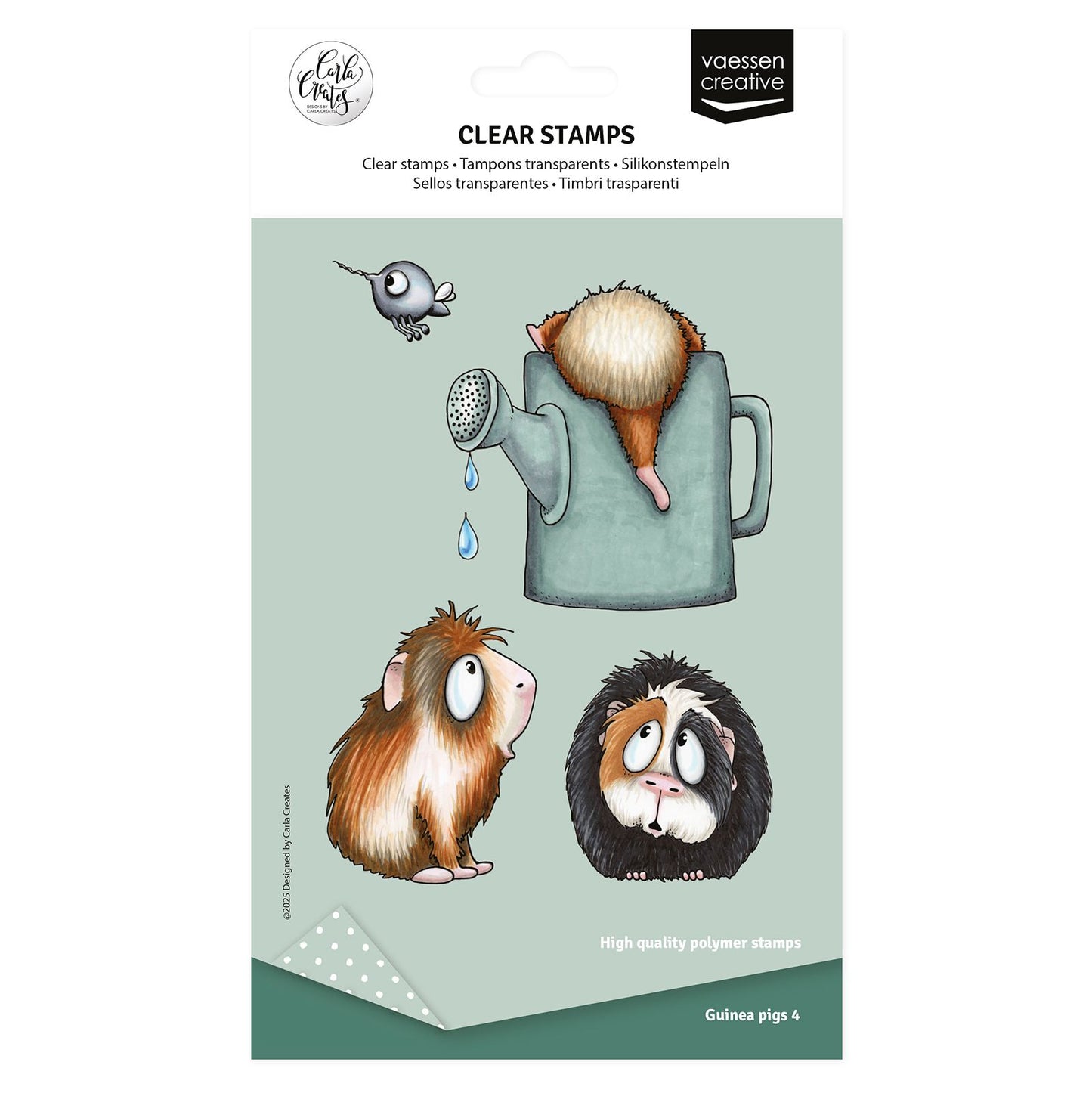 Vaessen creative • Clear Stamps Meerschweinchen 4 7tlg.