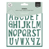 Vaessen creative • Schablone Alphabet Großbuchstaben 15x15cm