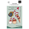 Vaessen creative • Klarsichtstempel Weihnachtshühner 2 10 Stk.