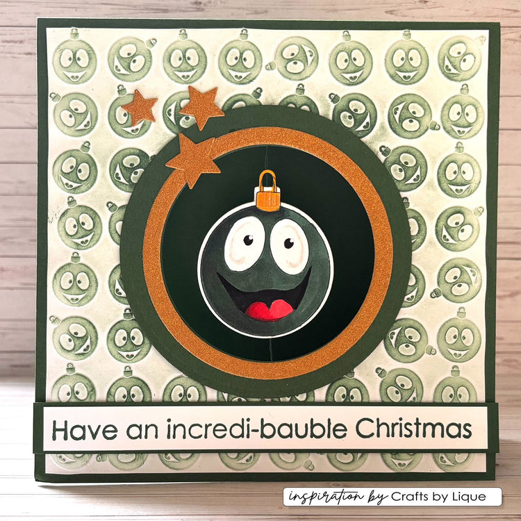 Vaessen creative • Prägefolder Weihnachtskugeln