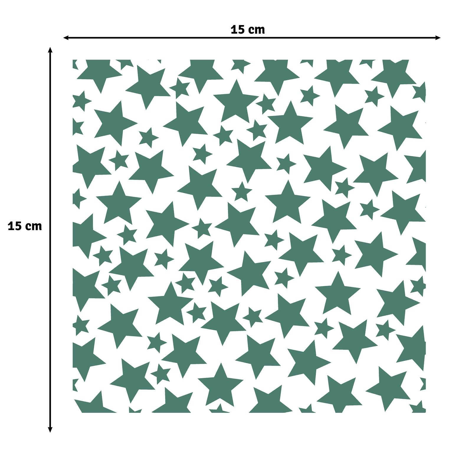 Vaessen creative • Schablone Sterne 15x15cm