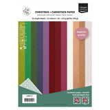 Vaessen creative • Kartonpapier A4 Weihnachts-Multipack 24x - afbeelding 2