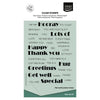 Vaessen creative • Klarsichtstempel englische Texte 34 Stk.