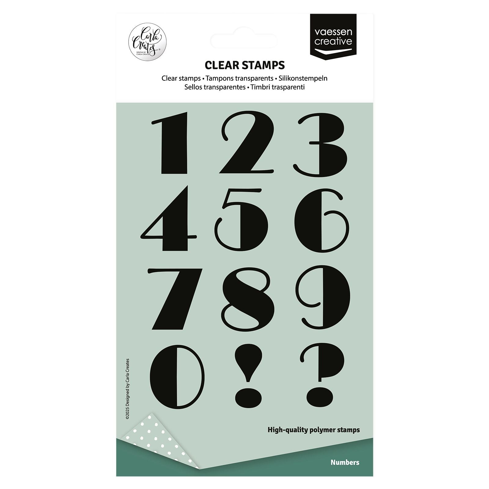 Vaessen creative • Clear Stamps Figuren 12St.