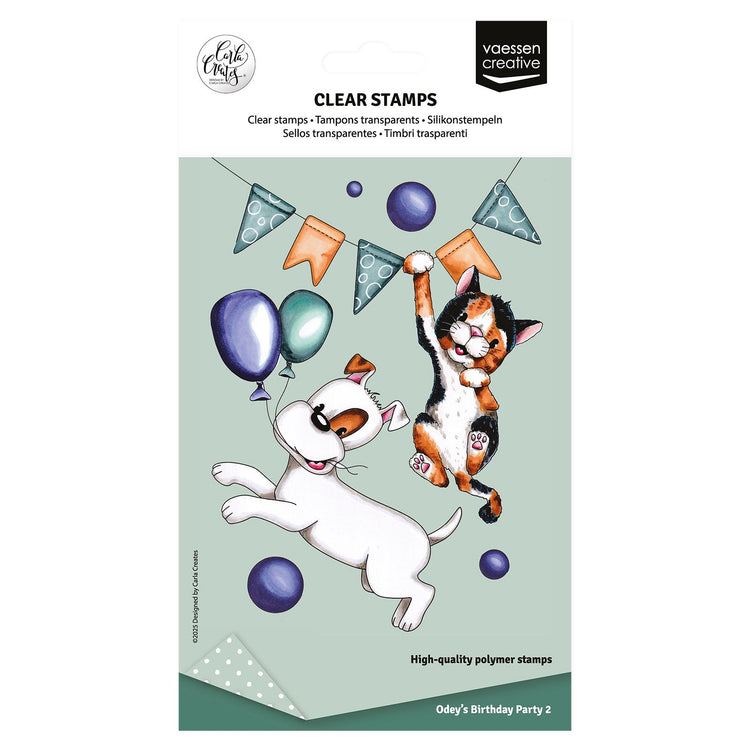 Vaessen Creative • Clear Stamps Odey's Birthday Party 2 12 Stück.