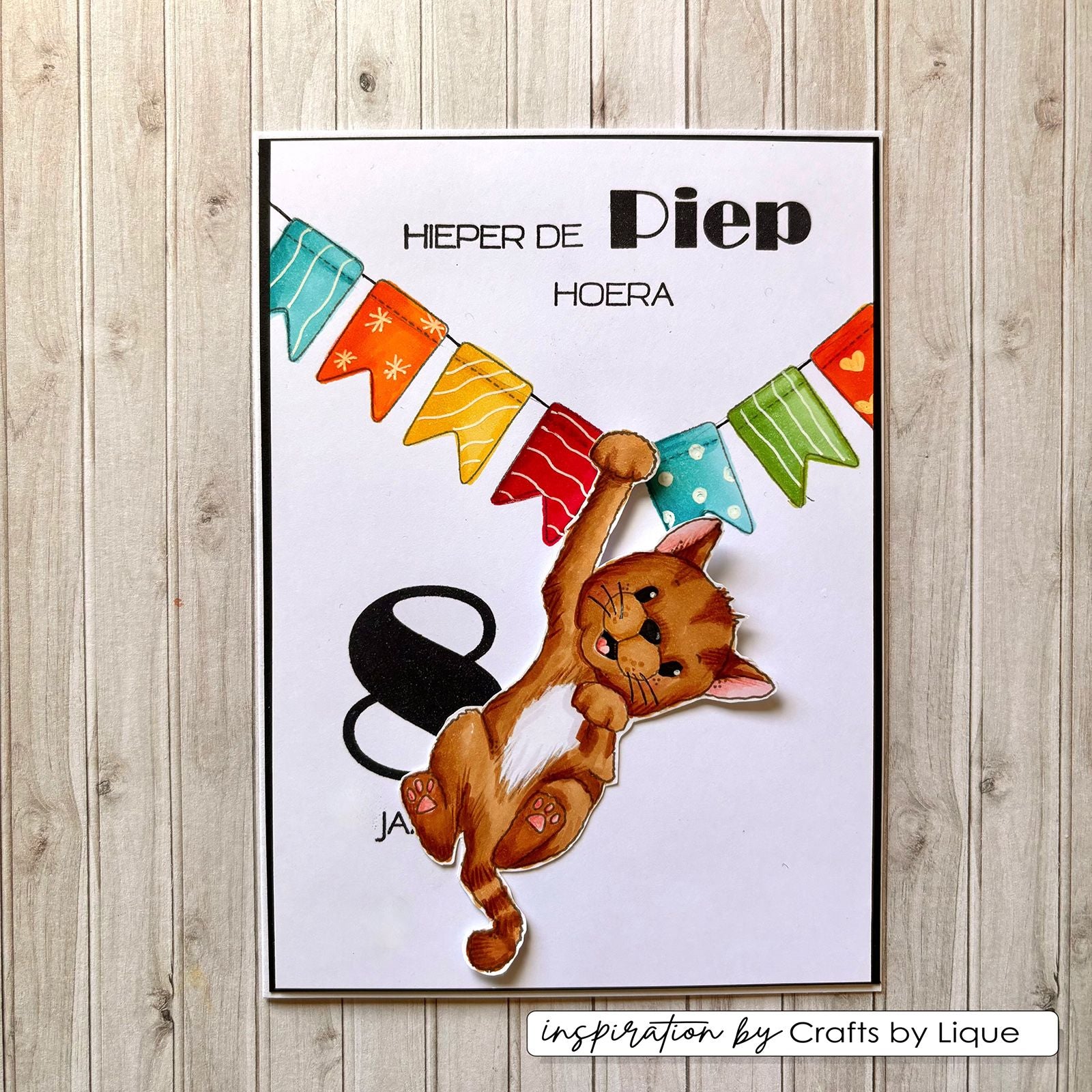 Vaessen Creative • Clear Stamps Odey's Birthday Party 2 12 Stück.