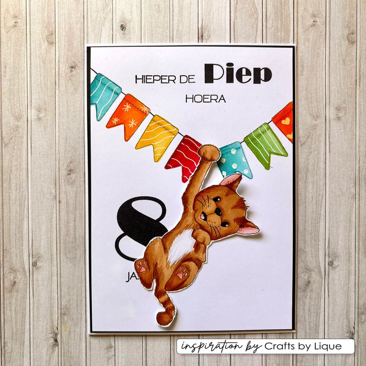 Vaessen Creative • Clear Stamps Odey's Birthday Party 2 12 Stück.