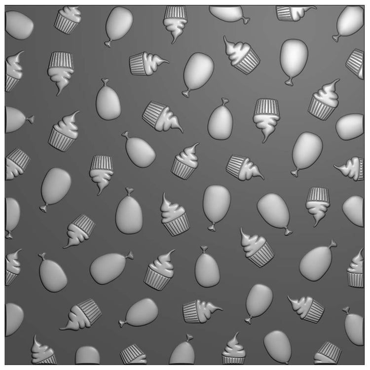 Vaessen creative • Prägefolder Party 15x15cm