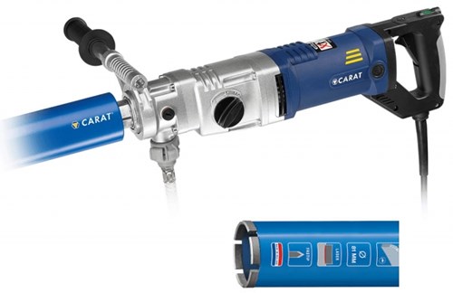 Carat a-2031 Diamantbohrmaschine mit 3 Gängen + Diamantbohrmaschine 51 x 400 mm – amb2031a18