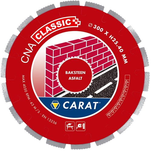 Carat Diamantsägestein ø300x30,00mm, Cna Classic - Cnac300500 - Cnac300500