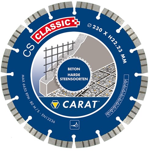 Carat Diamantsägeblatt ø150 cs klassischer Beton