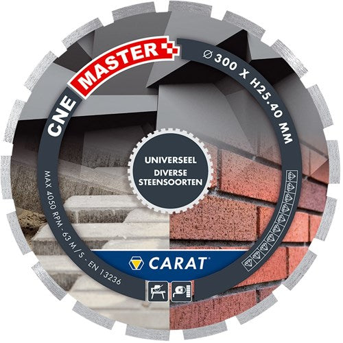 Carat Diamant-Sägeblatt für Nasssäge - 350 x 25,4 mm - universelles Sägeblatt für u.a. W-3511 buc350 - cnem350400