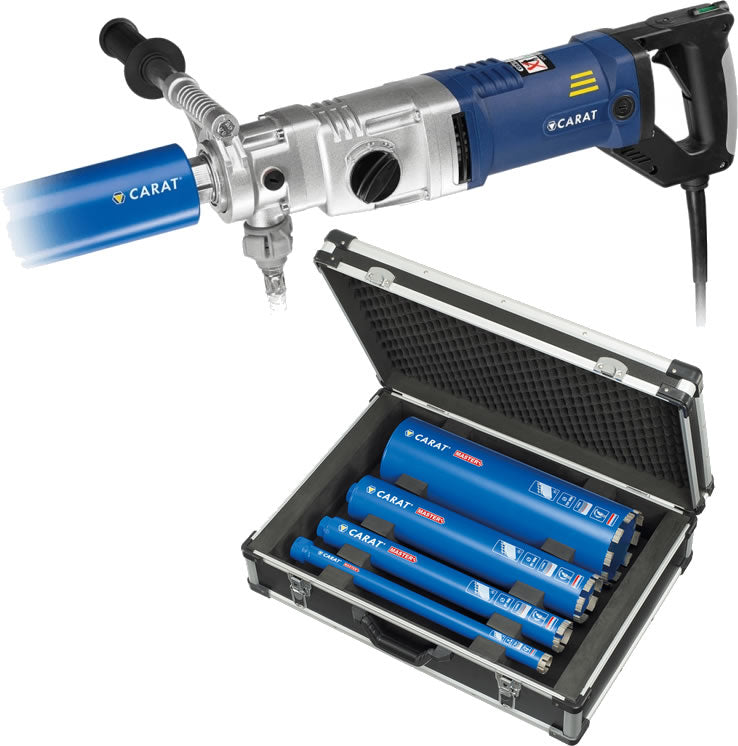 Carat a-2031 Diamantbohrer mit 3 Gängen + 4 Diamantbohrer – amb2031s01